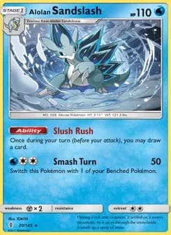Alolan Sandslash card in English