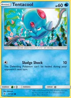 Tentacool card in English