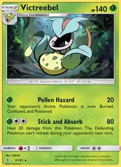 Victreebel card in English