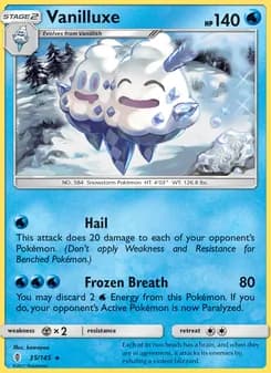 Vanilluxe card in English