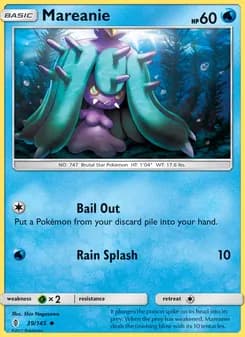 Mareanie card in English
