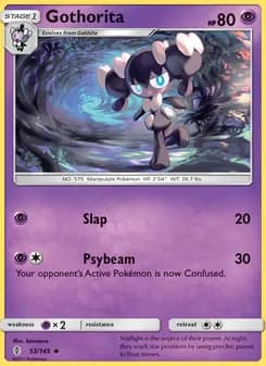 Gothorita card in English