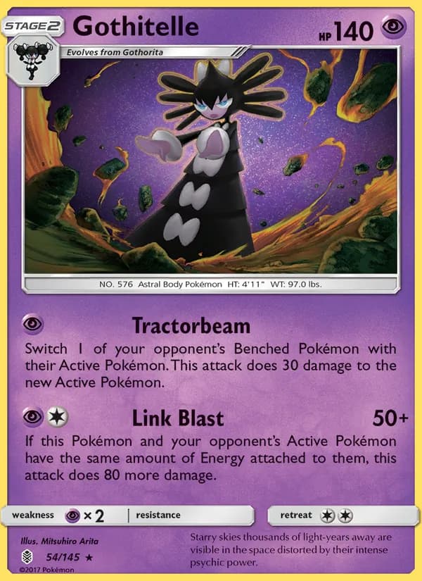Gothitelle card in English