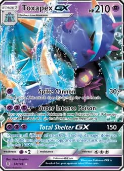 Toxapex GX card in English