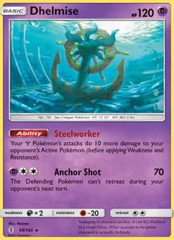 Dhelmise card in English