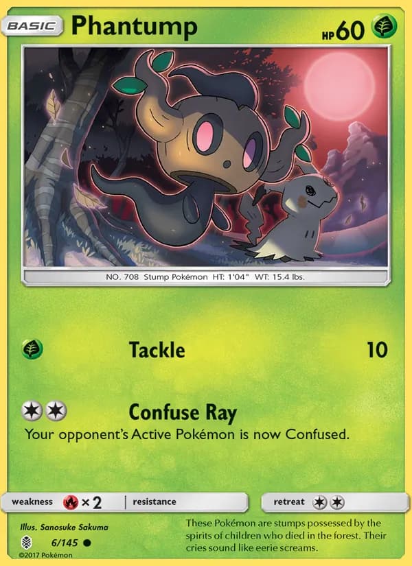Phantump card in English