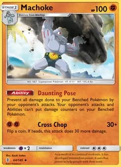Machoke card in English