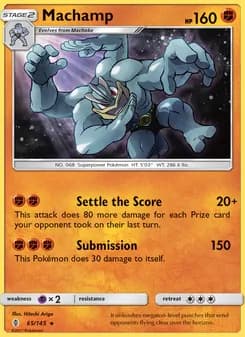 Machamp card in English
