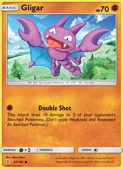 Gligar card in English