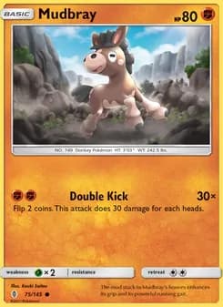 Mudbray card in English