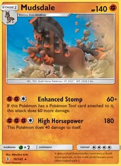 Mudsdale card in English