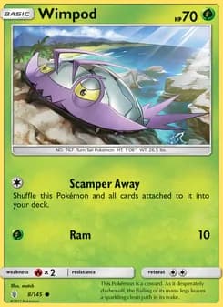 Wimpod card in English