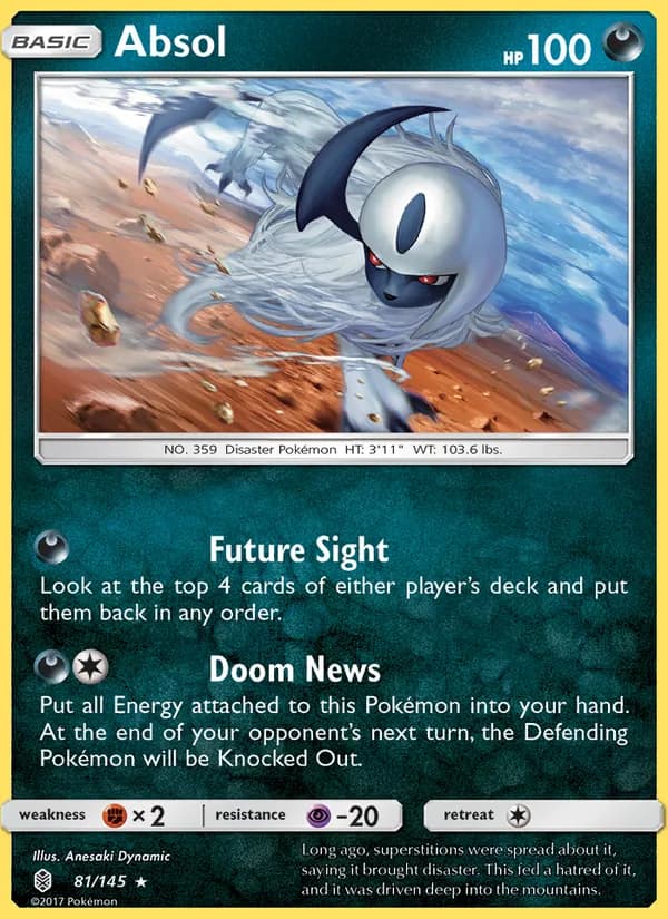 Absol card in English