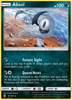 Absol card in English