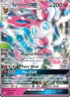 Sylveon GX card in English