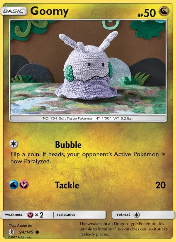 Goomy card in English