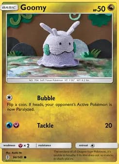 Goomy card in English
