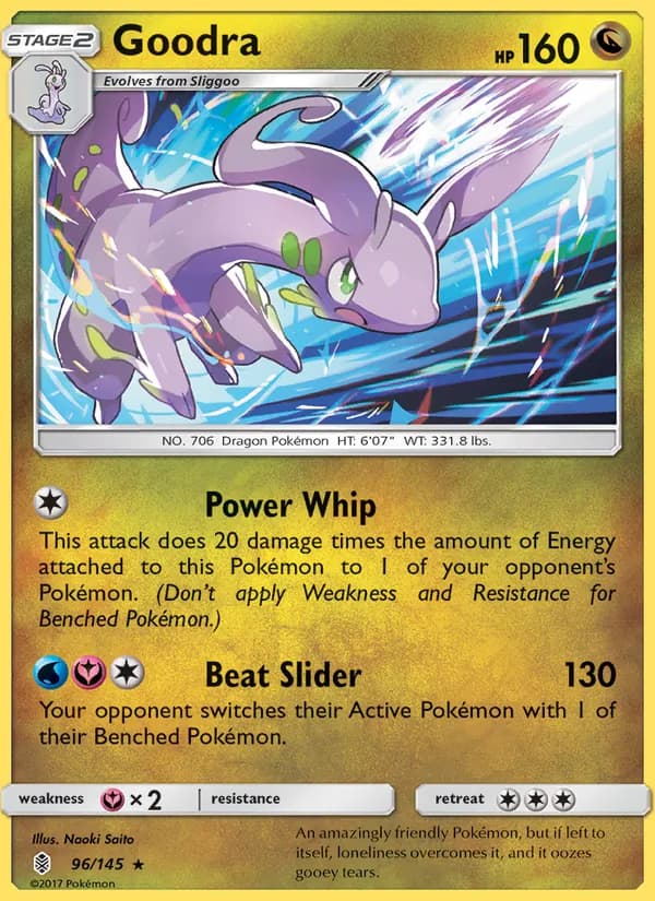 Goodra card in English