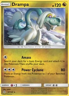 Drampa card in English