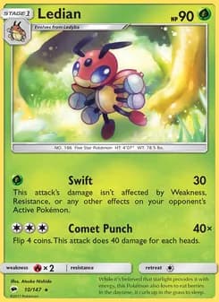Ledian card in English