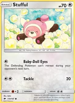 Stufful card in English