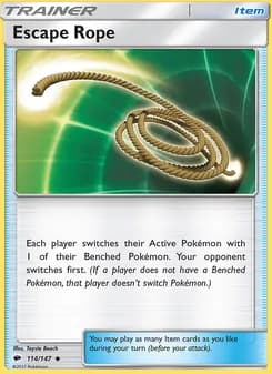 Escape Rope card in English
