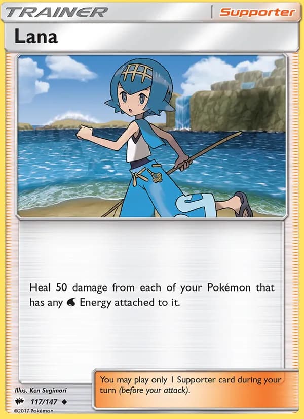 Lana card in English