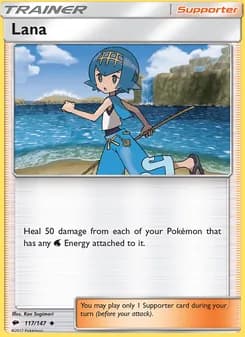 Lana card in English