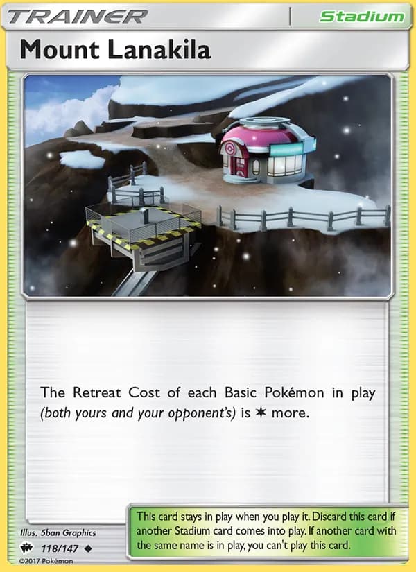 Mount Lanakila card in English