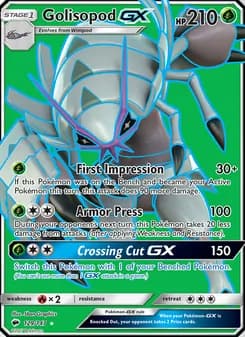 Golisopod GX card in English