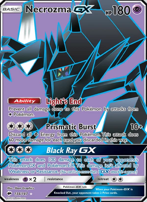 Necrozma GX card in English