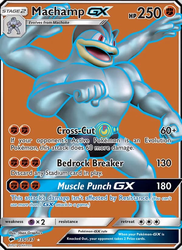 Machamp GX card in English