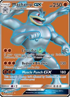 Machamp GX card in English