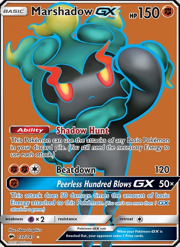 Marshadow GX card in English