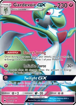 Gardevoir GX card in English