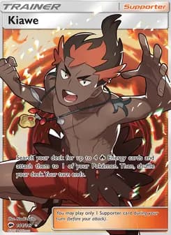Kiawe card in English