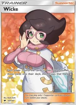 Wicke card in English