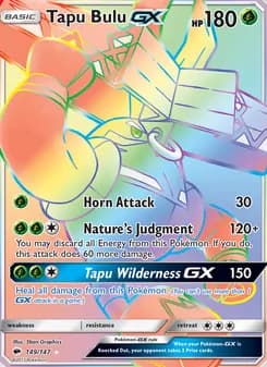 Tapu Bulu GX card in English