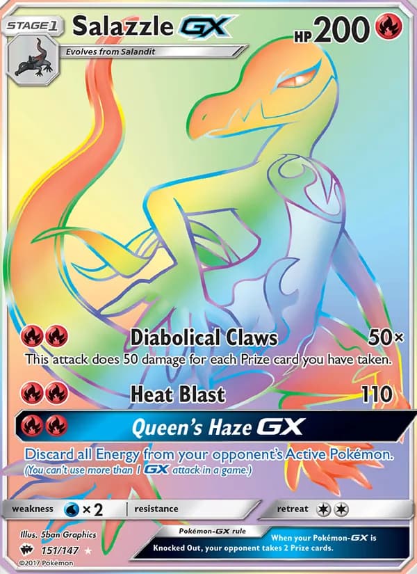 Salazzle GX card in English
