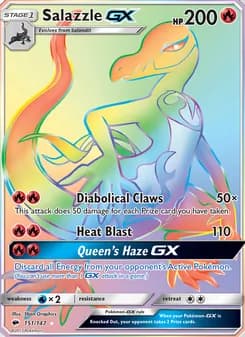Salazzle GX card in English