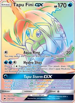 Tapu Fini GX card in English