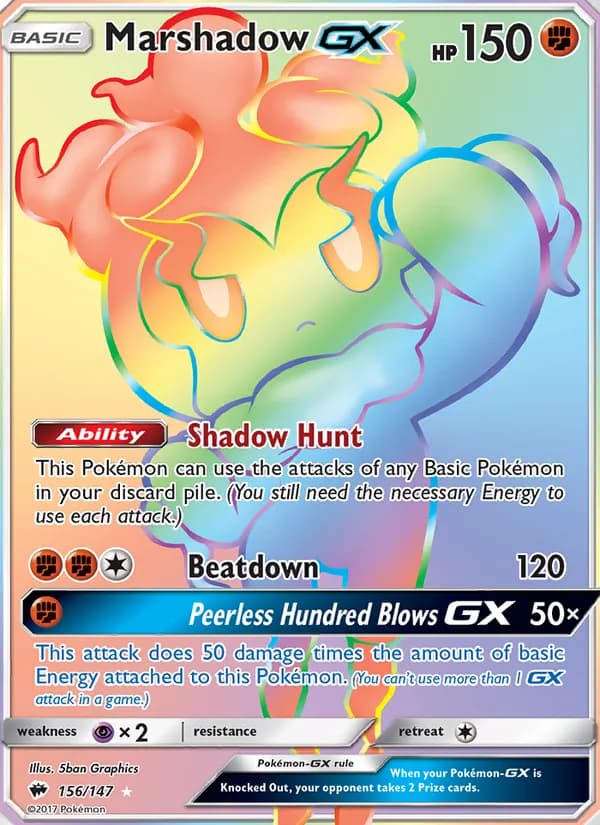 Marshadow GX card in English