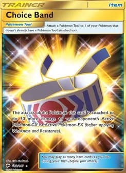 Choice Band card in English