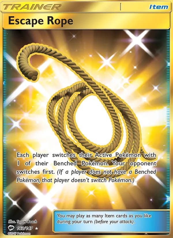 Escape Rope card in English