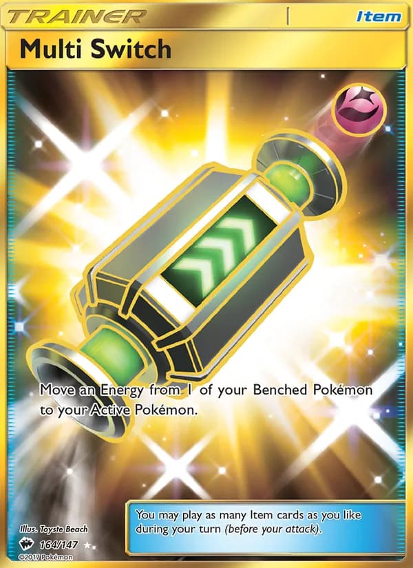 Multi Switch card in English