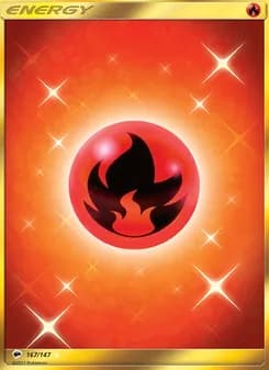 Fire Energy card in English