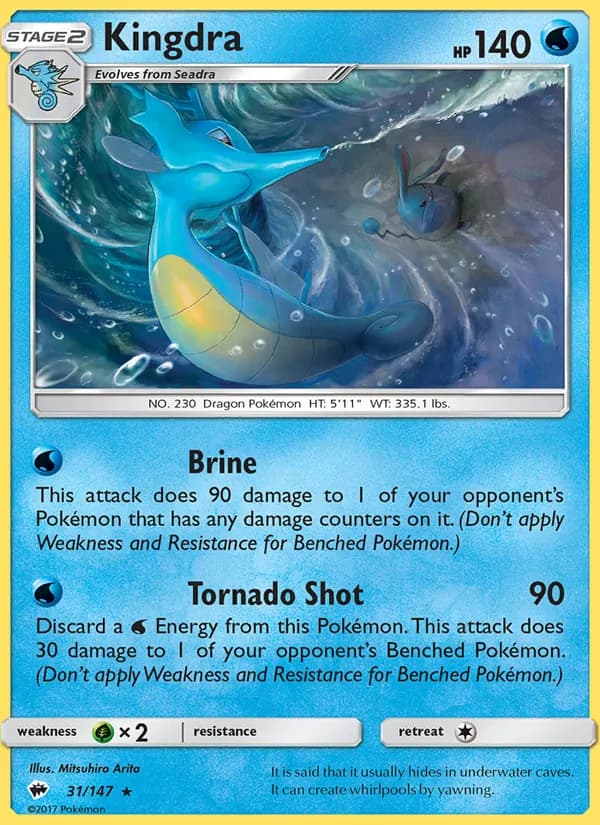 Kingdra card in English