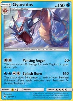 Gyarados card in English