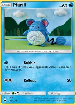 Marill card in English