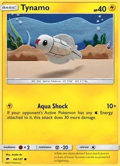 Tynamo card in English